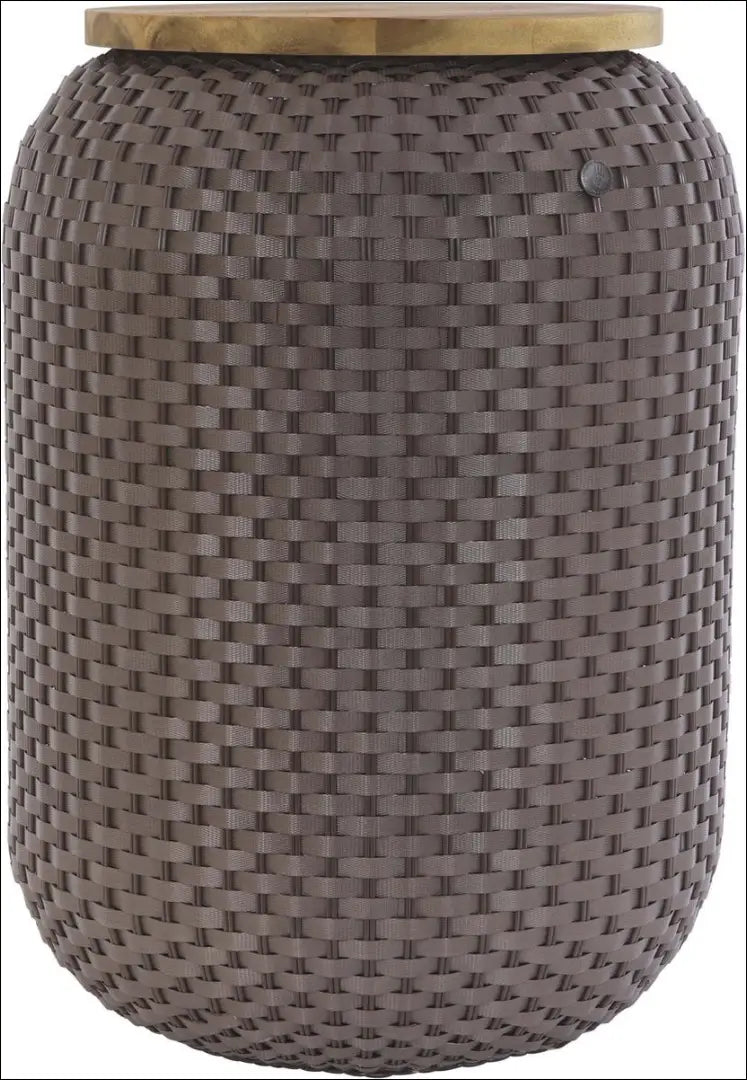 Šoninis staliukas su daiktadėže SI1896 - €122 Save 50% 100-200, __label:Pristatymas 1-2 d.d., color-ruda,
