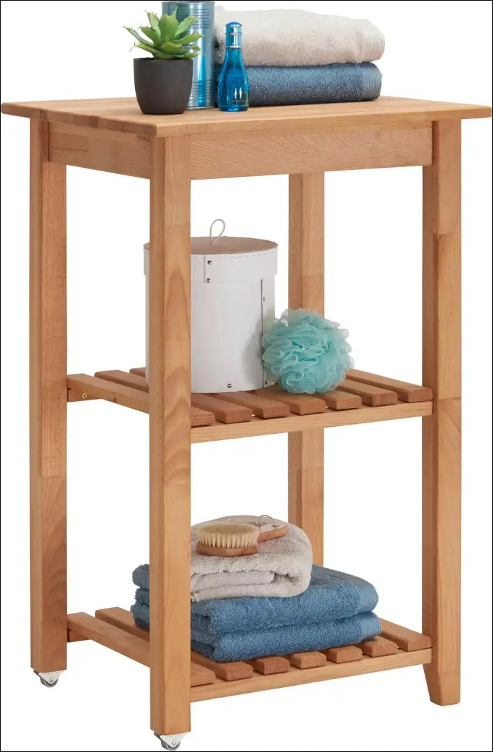 Šoninis staliukas su ratukais SI2193 - €70 Save 50% 50-100, __label:Pristatymas 1-2 d.d., color-ruda,