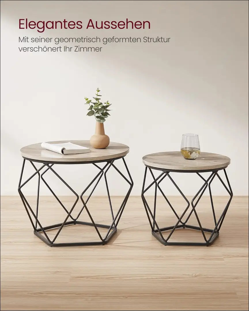 Šoninių staliukų komplektas 2 vnt SM495 - €88 Save 40% 50-100, __label:Pristatymas 5-14 d.d., notouch30, song,