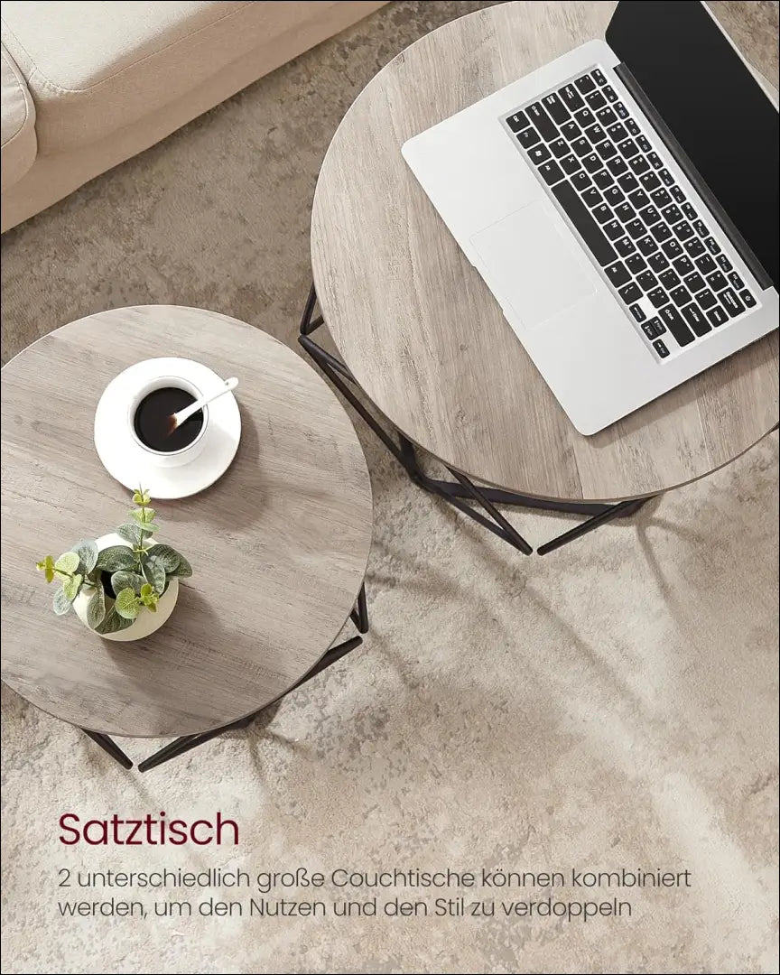 Šoninių staliukų komplektas 2 vnt SM495 - €88 Save 40% 50-100, __label:Pristatymas 5-14 d.d., notouch30, song,