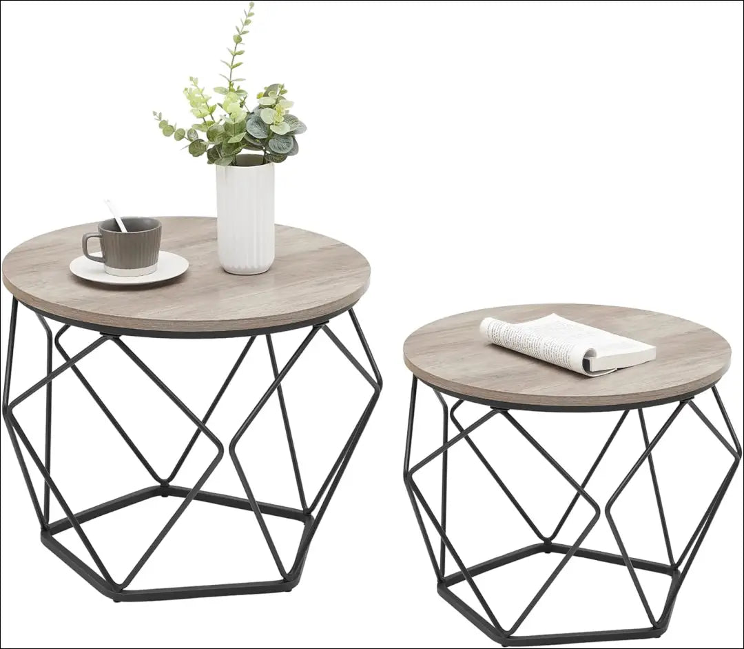 Šoninių staliukų komplektas 2 vnt SM495 - €88 Save 40% 50-100, __label:Pristatymas 5-14 d.d., notouch30, song,