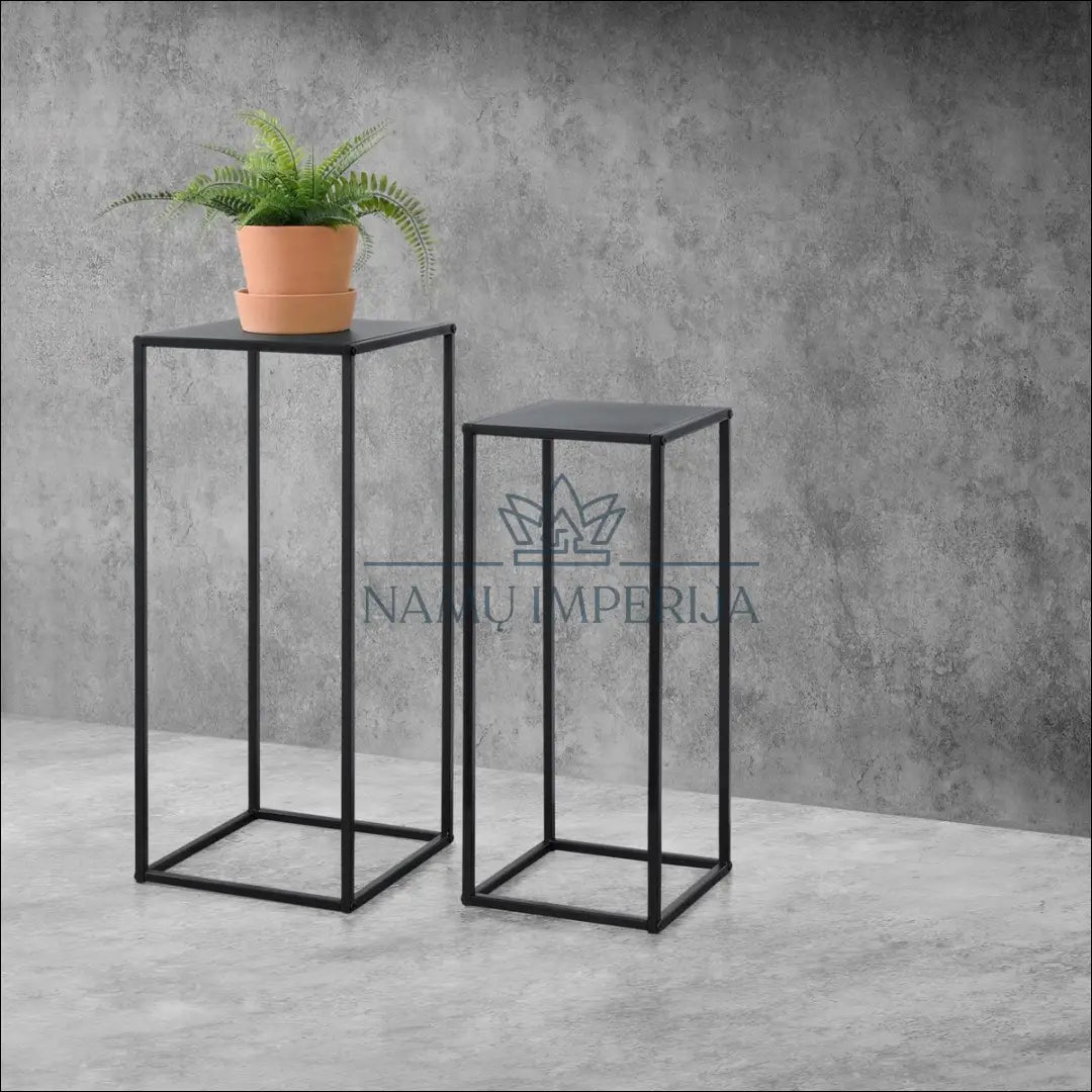 Šoninių staliukų komplektas (2vnt) SI1854 - €46 Save 50% 25-50, __label:Pristatymas 1-2 d.d., color-juoda,