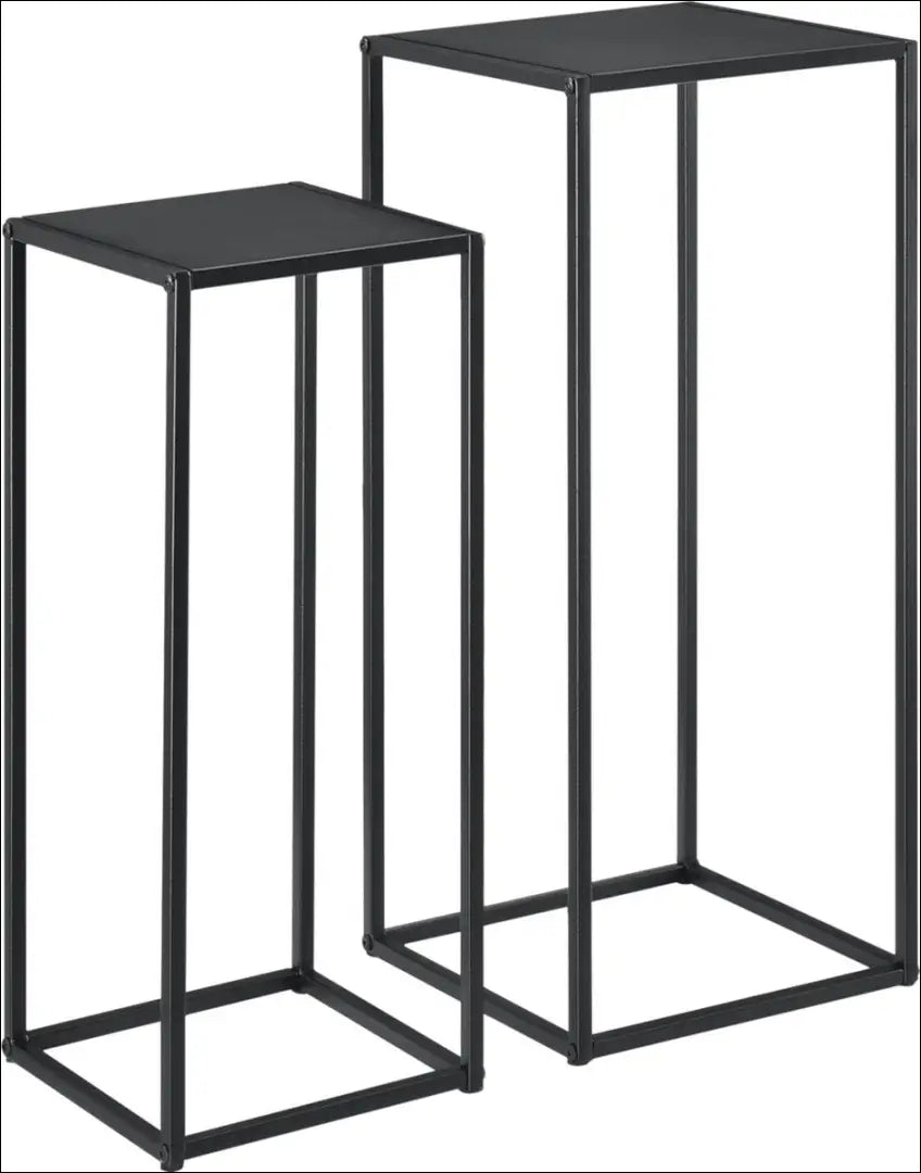 Šoninių staliukų komplektas (2vnt) SI1854 - €46 Save 50% 25-50, __label:Pristatymas 1-2 d.d., color-juoda,