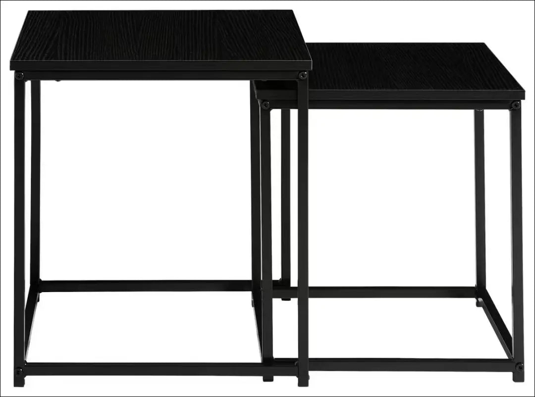 Šoninių staliukų komplektas (2vnt) SI2203 - €44 Save 50% 25-50, __label:Pristatymas 1-2 d.d., color-juoda,