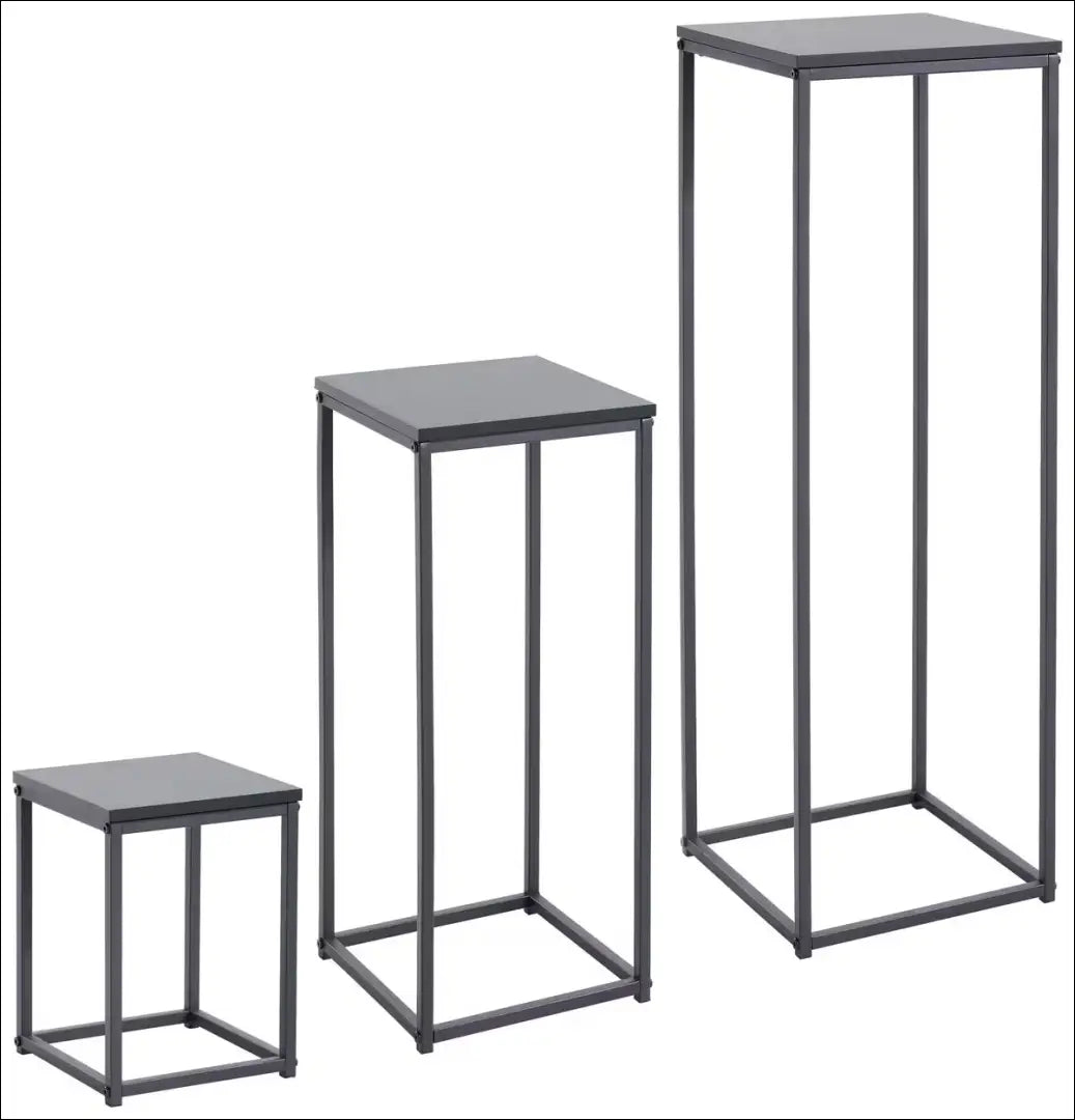 Šoninių staliukų komplektas (3vnt) SI2133 - €62 Save 50% 50-100, __label:Pristatymas 1-2 d.d., color-juoda,