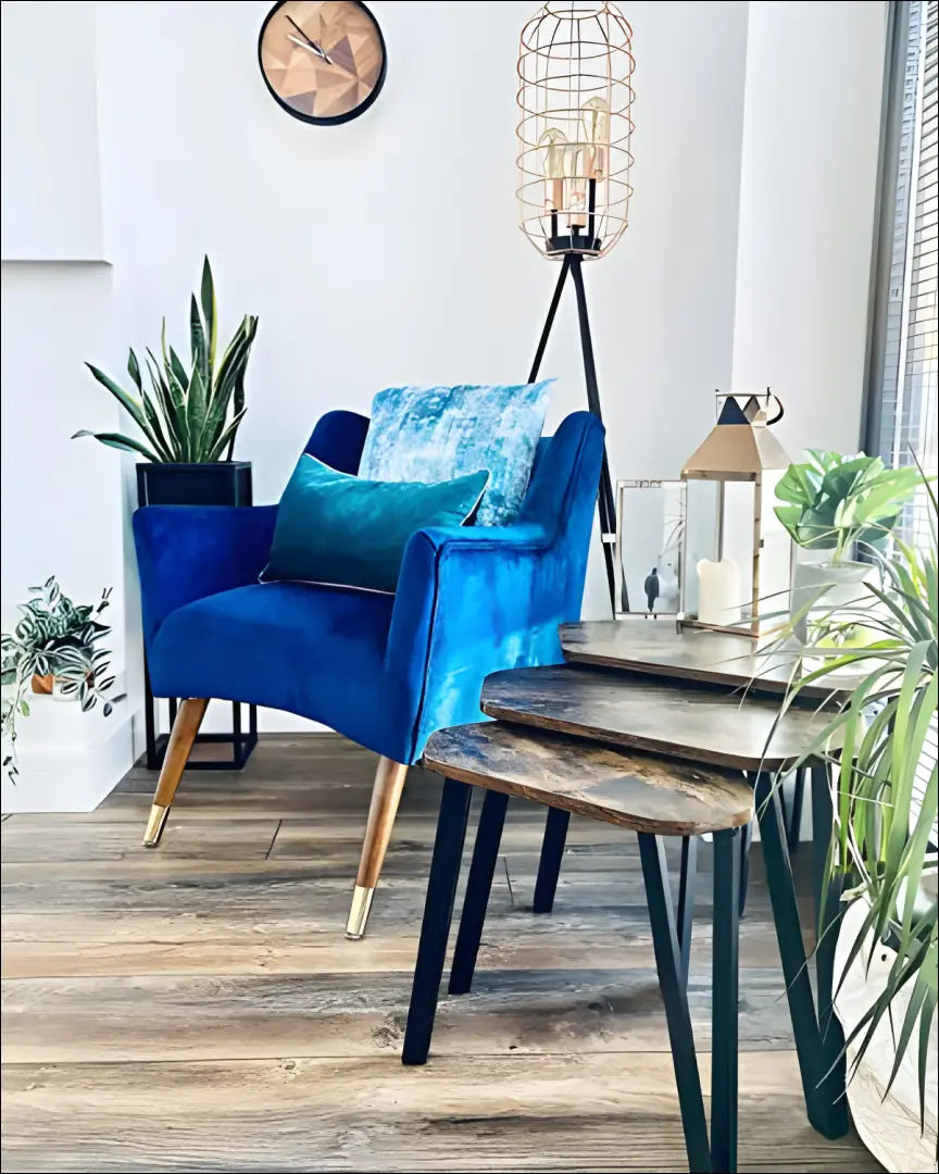 Šoninių staliukų komplektas 3vnt SM514 - €88 Save 40% 50-100, __label:Pristatymas 5-14 d.d., kavos-staliukai,