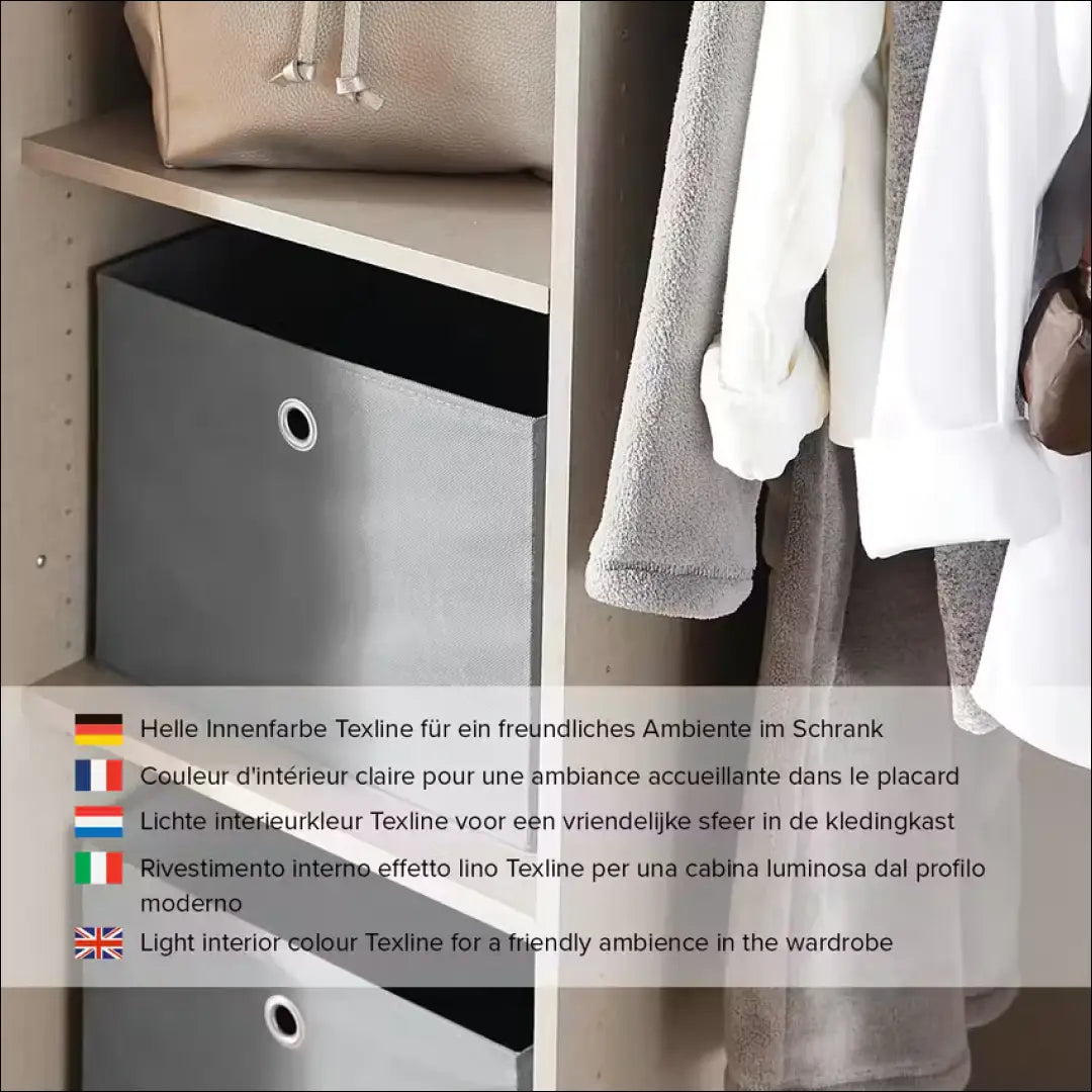 Spinta GI586 - €235 Save 50% __label:Pristatymas 1-2 d.d., color-pilka, material-mediena, miegamojo, over-200 Virš €200