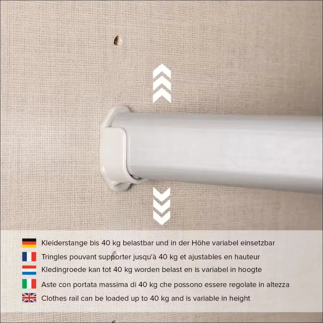 Spinta GI586 - €235 Save 50% __label:Pristatymas 1-2 d.d., color-pilka, material-mediena, miegamojo, over-200 Virš €200