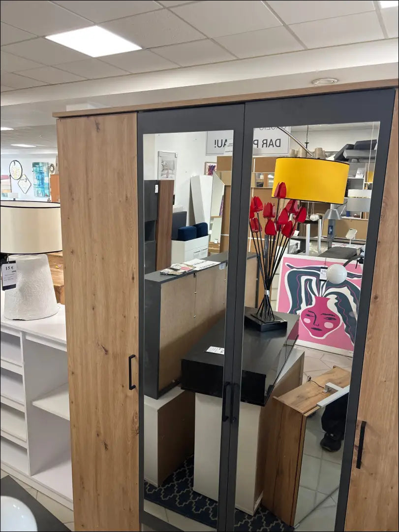 Spinta GI622 - €180 Save 50% 100-200, __label:Pristatymas 1-2 d.d., color-pilka, color-ruda, material-mediena €100