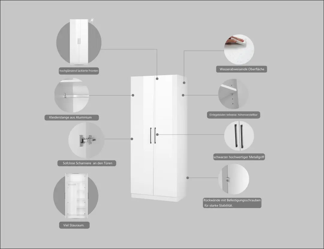 Spinta GI676 - €90 Save 60% 50-100, __label:Pristatymas 1-2 d.d., color-balta, material-mdf, pazeistas €50 to €100
