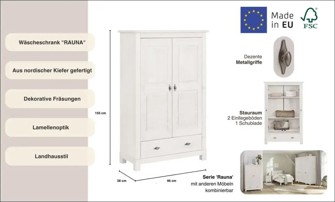 Spinta GI681 - €190 Save 50% 100-200, __label:Pristatymas 1-2 d.d., biuro-baldai, color-balta, material-medzio-masyvas