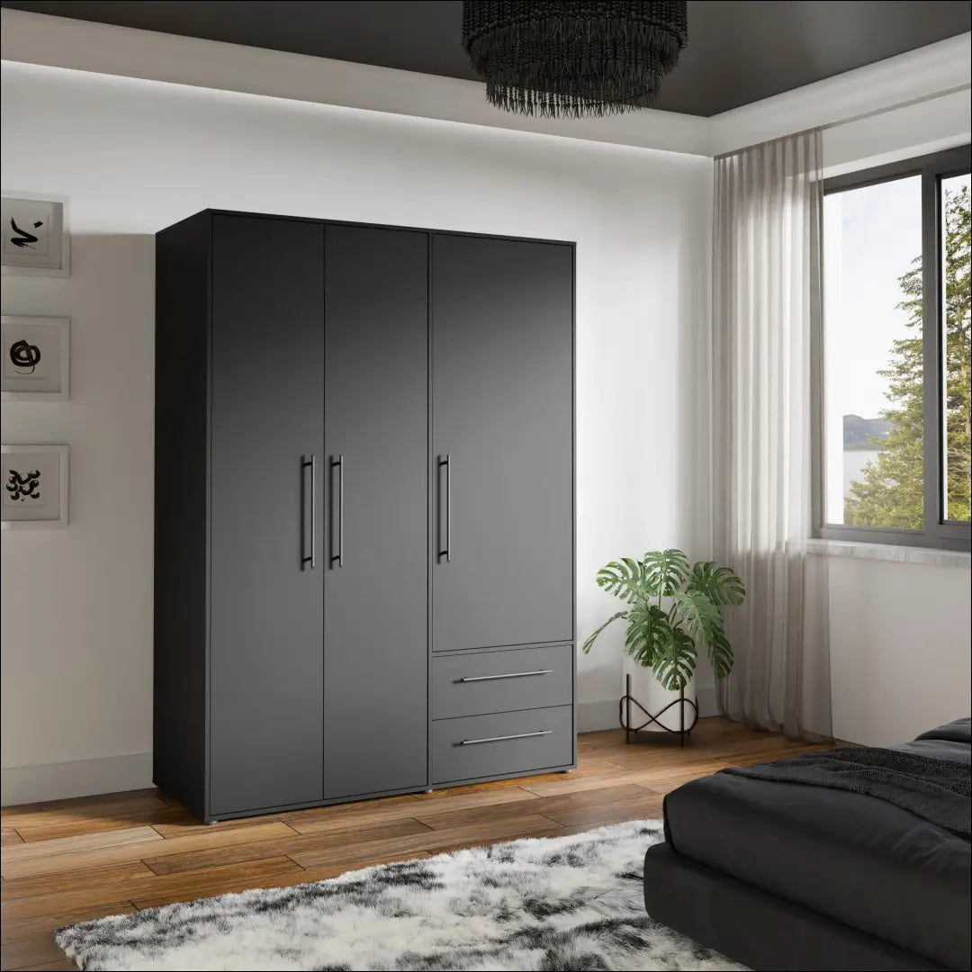 Spinta GI744 - €290 Save 50% __label:Pristatymas 1-2 d.d., biuro-baldai, color-juoda, material-mediena, miegamojo Virš