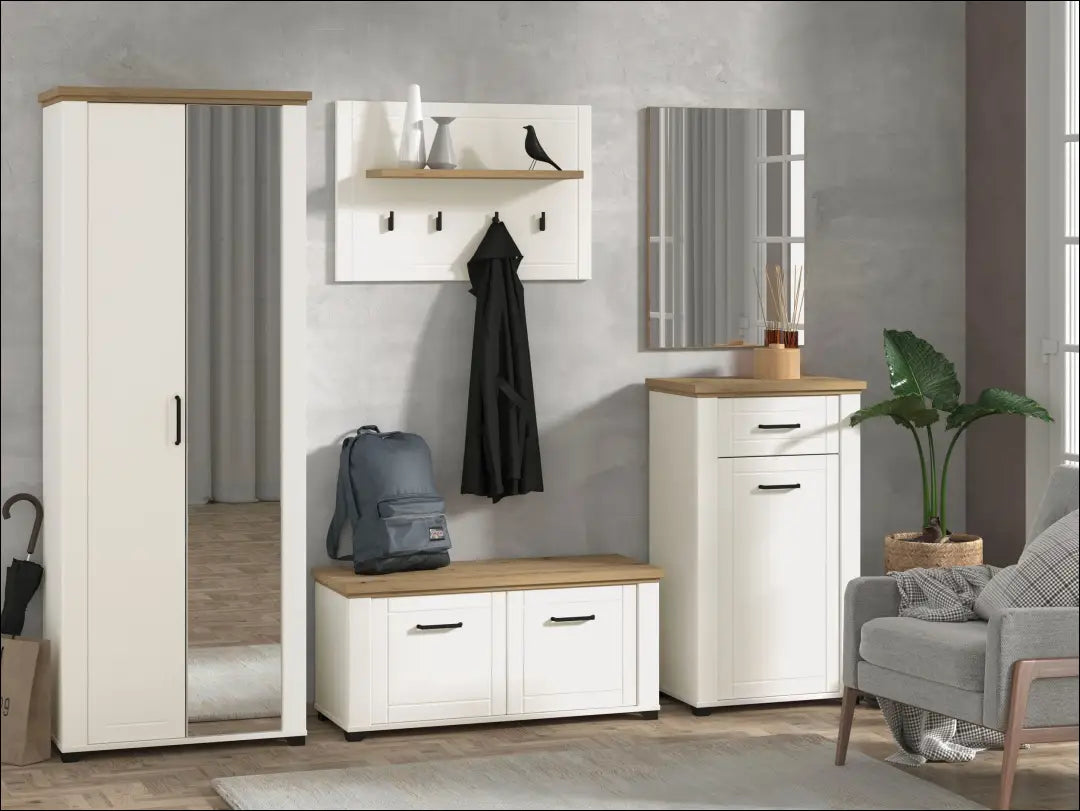 Spinta GI794 - €170 Save 50% 100-200, __label:Pristatymas 1-2 d.d., color-balta, color-ruda, material-mdf €100 to €200