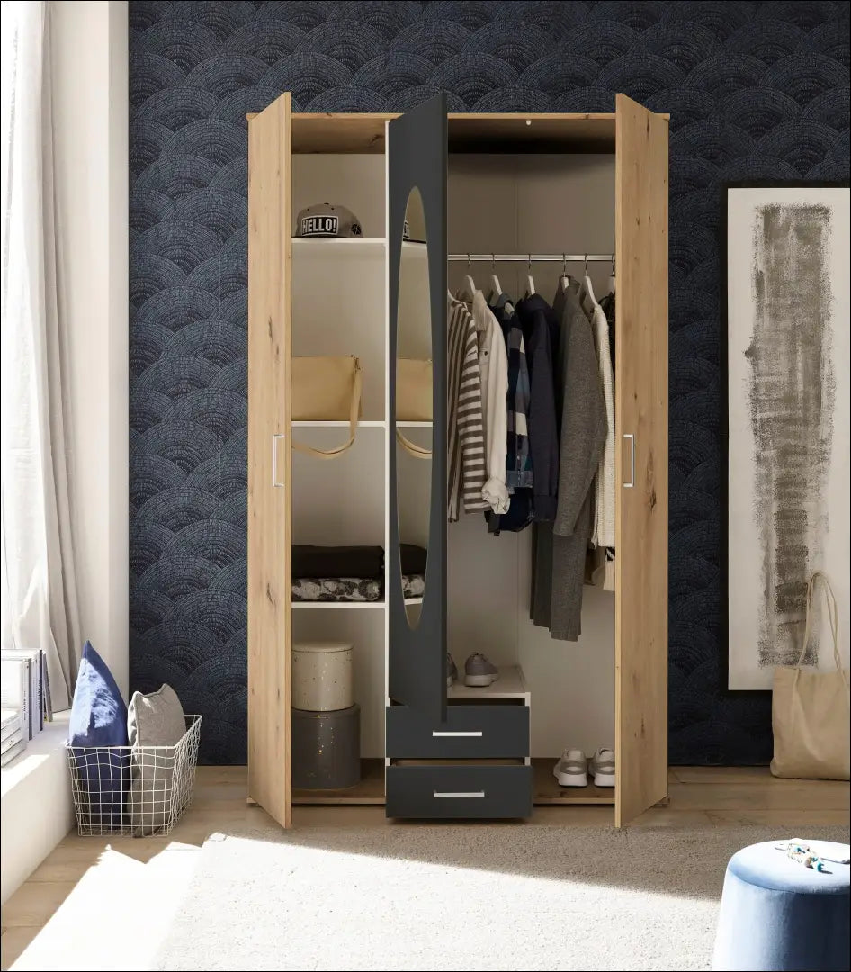 Spinta GI798 - €150 Save 60% 100-200, __label:Pristatymas 1-2 d.d., color-pilka, color-ruda, material-mediena €100