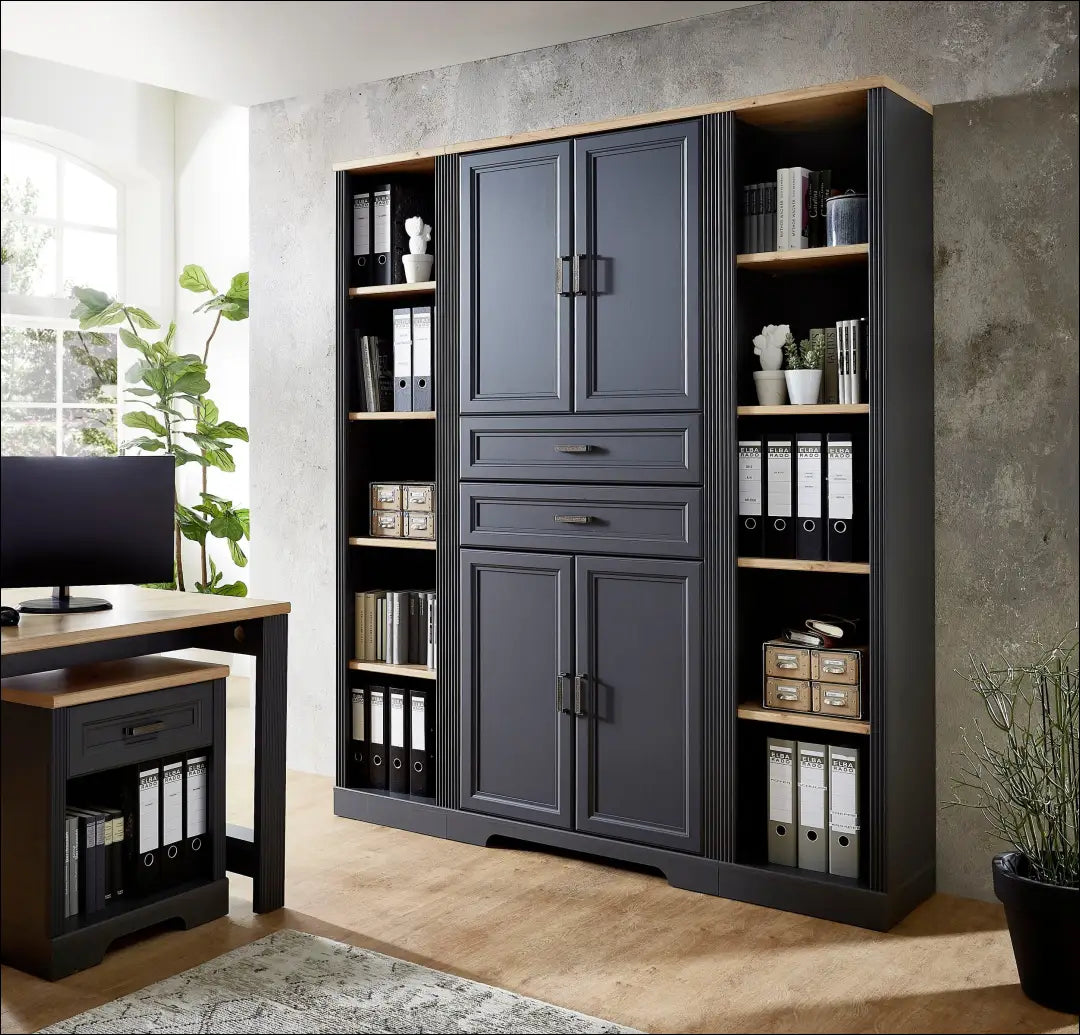 Spinta GI802 - €335 Save 50% __label:Pristatymas 1-2 d.d., biuro-baldai, biuro-lentynos, color-pilka, material-mediena