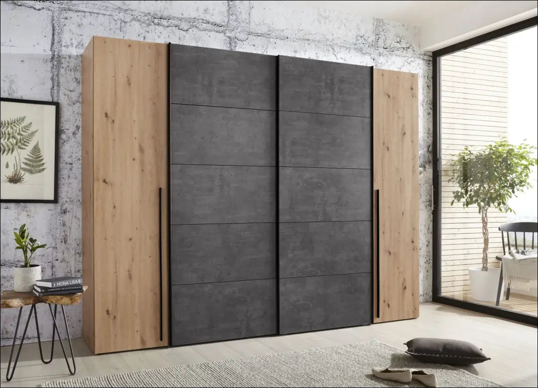 Spinta GI806 - €420 Save 50% __label:Pristatymas 1-2 d.d., biuro-baldai, color-pilka, color-ruda, material-mediena Virš