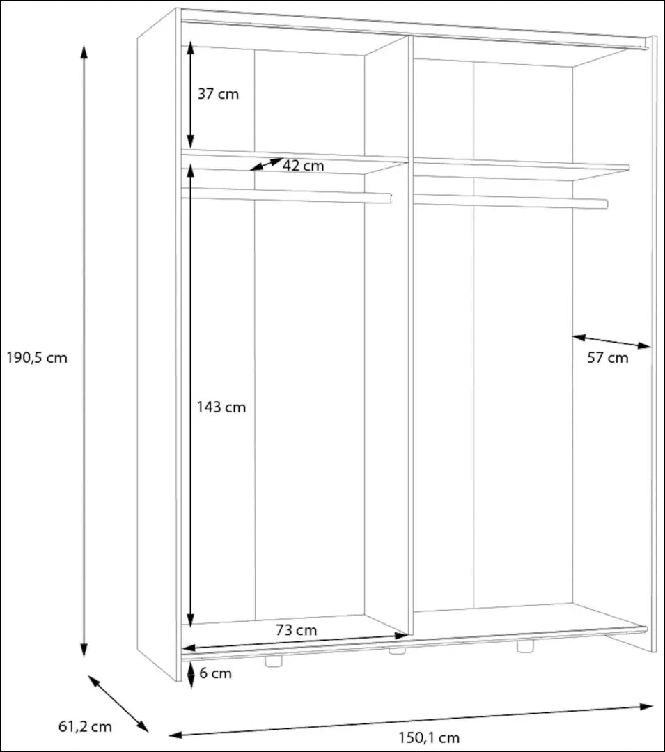 Spinta su stumdomomis durimis GI759 - €220 Save 50% __label:Pristatymas 1-2 d.d., color-balta, material-mediena,