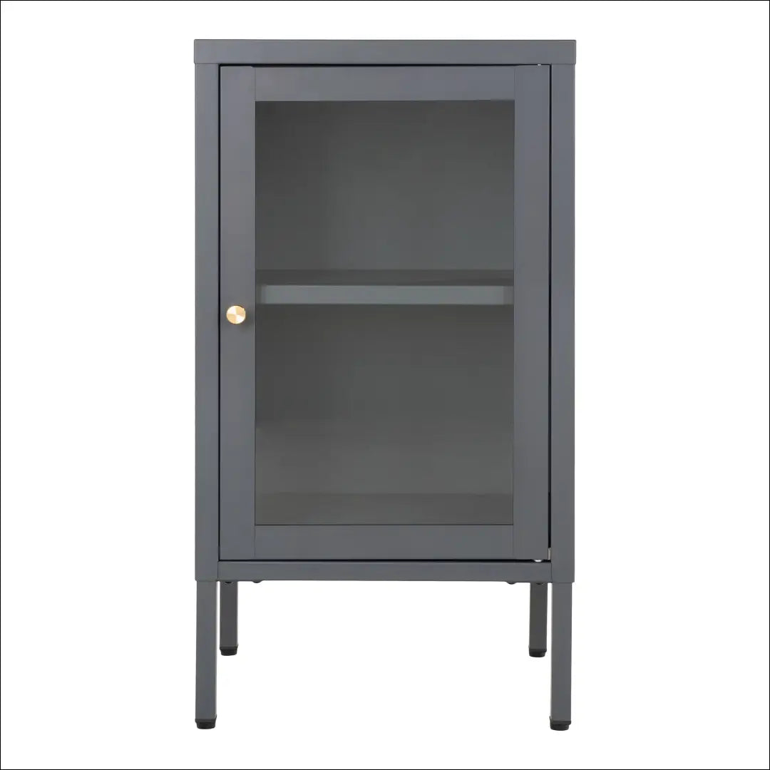 Spintelė 1 stiklinės durys plienas pilka 38x35x70 cm RD485 - €82 Save 15% 50-100, __label:Pristatymas 5-14 d.d.,