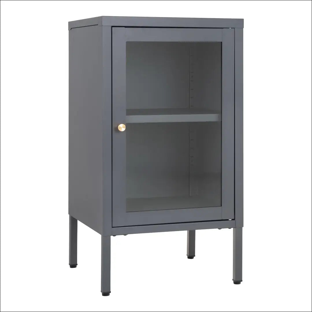 Spintelė 1 stiklinės durys plienas pilka 38x35x70 cm RD485 - €82 Save 15% 50-100, __label:Pristatymas 5-14 d.d.,