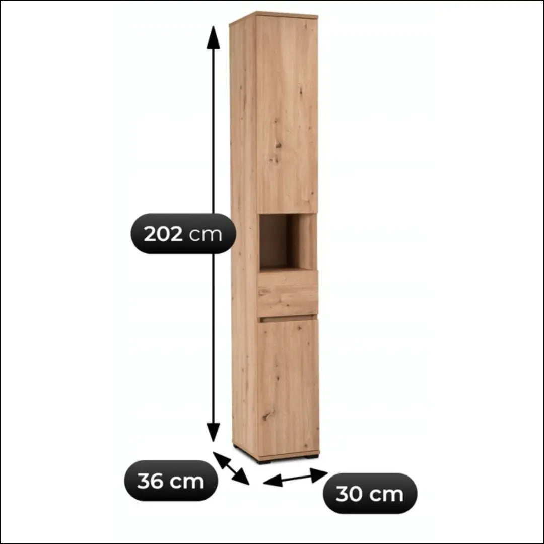 Spintelė ąžuolo spalvos 30 cm TE791 - €125 Save 15% 100-200, __label:Pristatymas 5-14 d.d., elite, uzsakomi €100