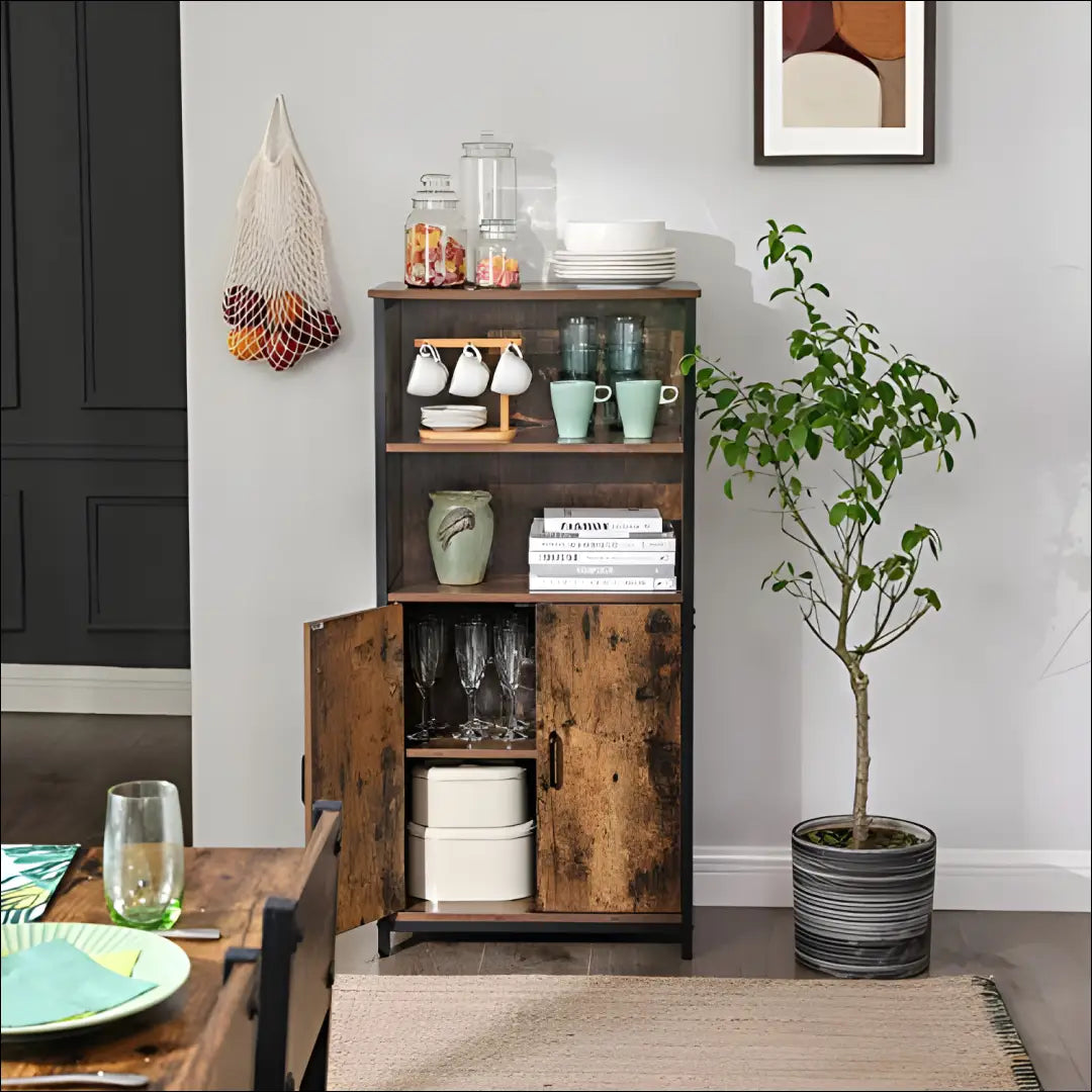 Spintelė SM1670 - €164 Save 40% 100-200, __label:Pristatymas 5-14 d.d., notouch30, song, spalva-ruda 60x35x124.5cm