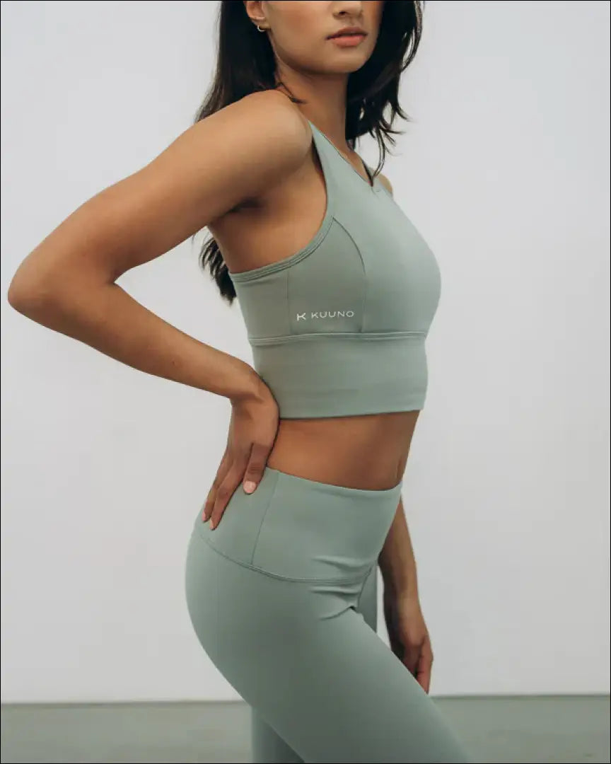 Sportinė liemenėlė “Kuuno” DI7687 - €17 Save 65% __label:Pristatymas 1-2 d.d., color-zalia, drabuziai,