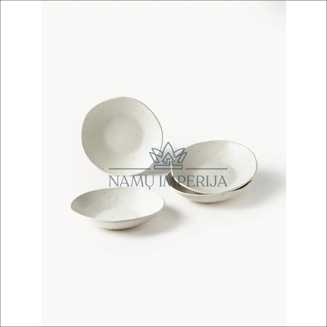 Sriubos lėkščių komplektas (4vnt) DI7040 - €21 Save 65% __label:Pristatymas 1-2 d.d., color-kremas, indai, interjeras,