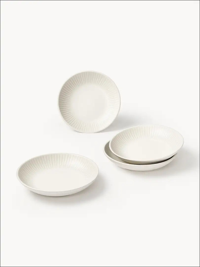 Sriubos lėkščių komplektas (4vnt) DI7078 - €21 Save 65% __label:Pristatymas 1-2 d.d., color-kremas, color-smelio,