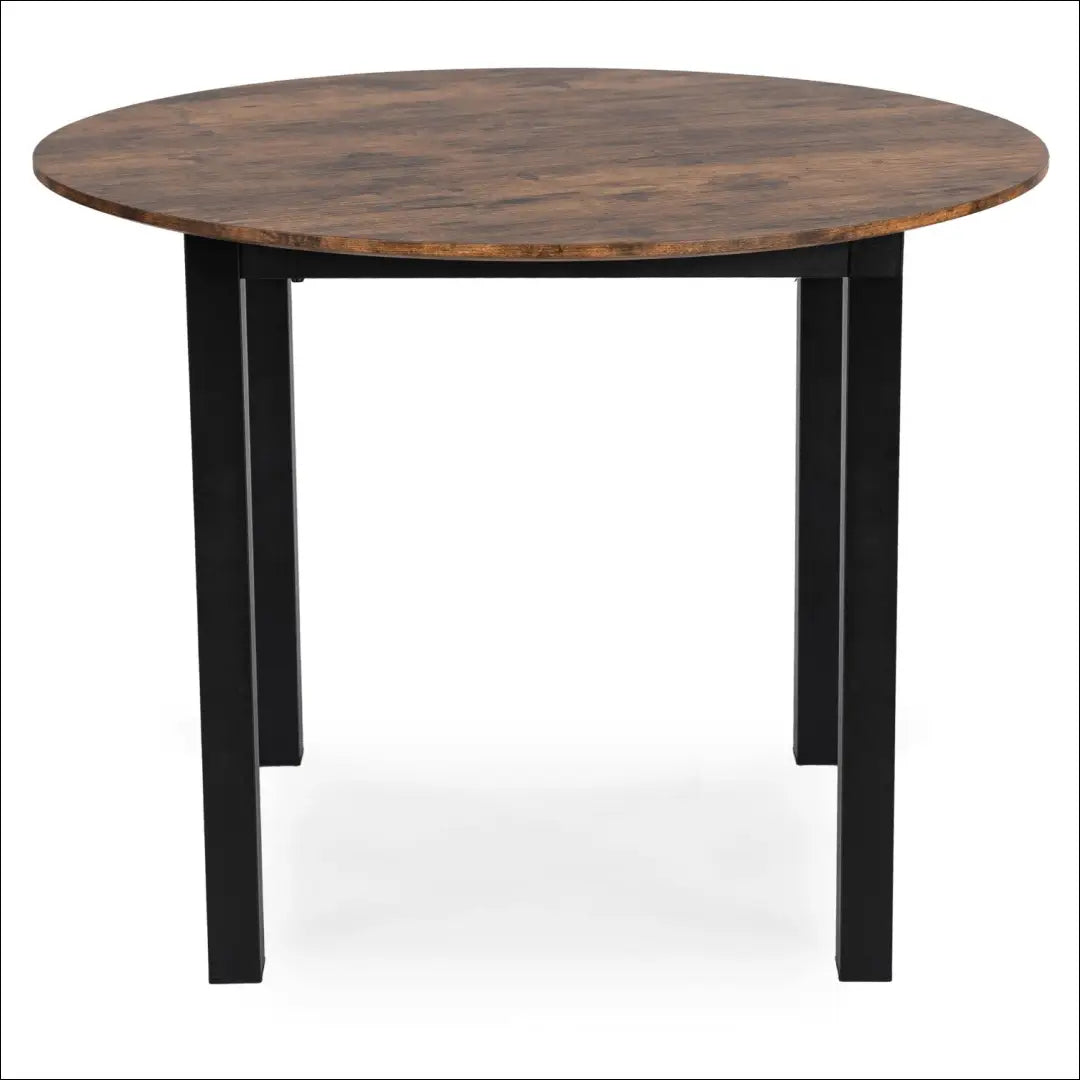 Stalas apvalus iš MDF juodos spalvos / ąžuolo 100 cm TE350 - €156 Save 15% 100-200, __label:Pristatymas 5-14 d.d.,