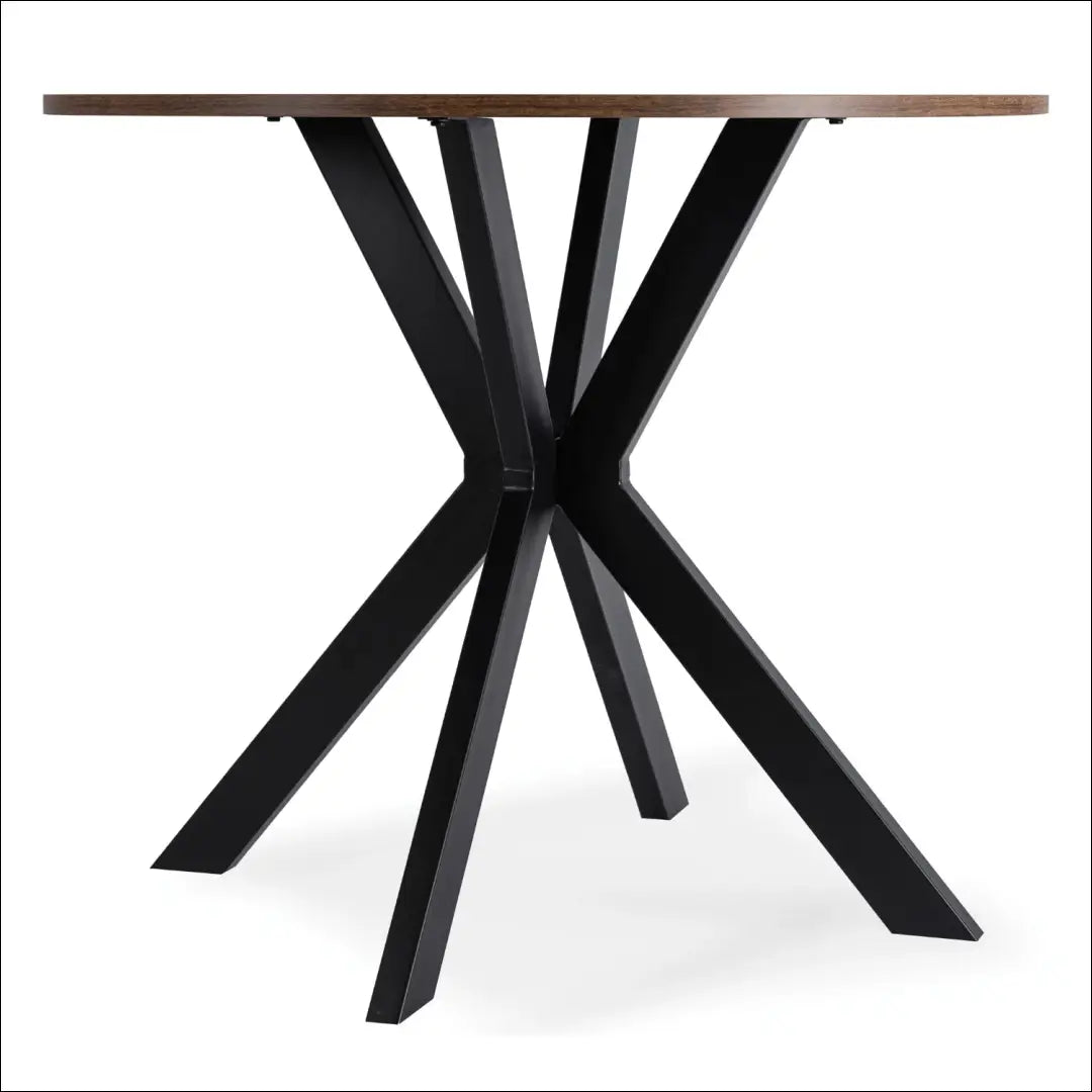 Stalas apvalus iš MDF juodos spalvos / ąžuolo 90 cm TE620 - €118 Save 15% 100-200, __label:Pristatymas 5-14 d.d.,