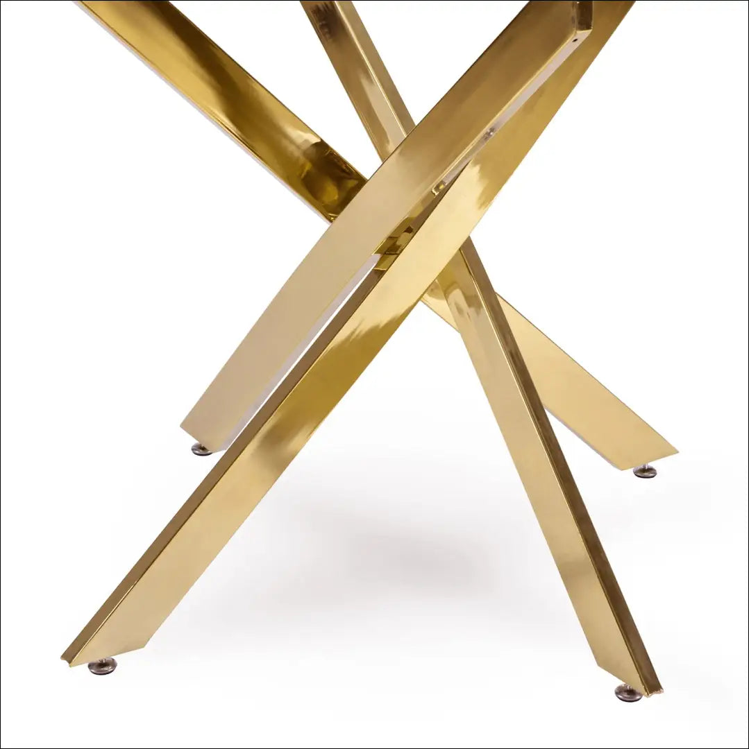 Stalas apvalus su stikliniu stalviršiu 110 cm TE186 - €156 Save 15% 100-200, __label:Pristatymas 5-14 d.d., elite,