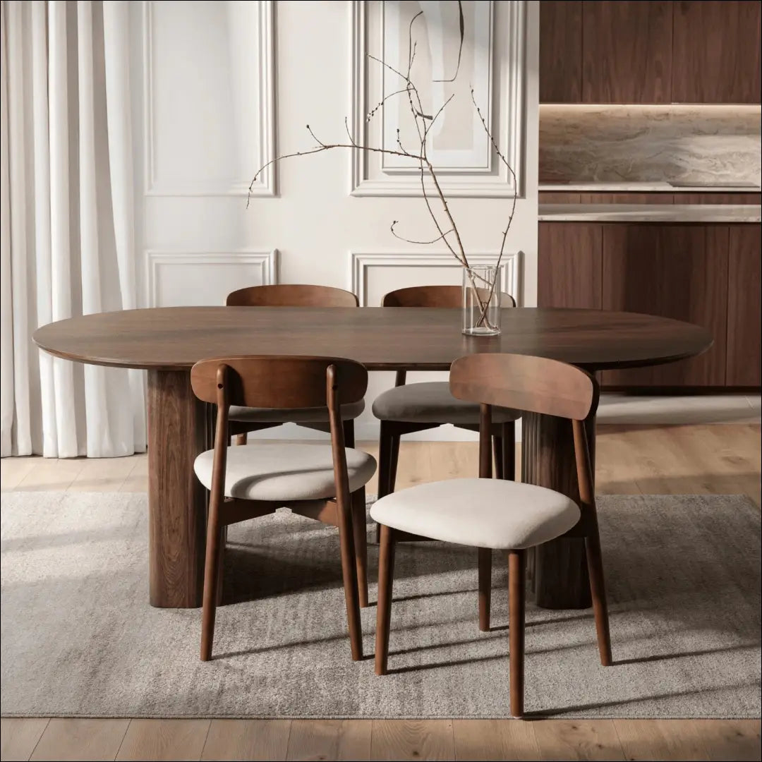 Stalas iš MDF riešuto spalvos 200 cm TE1127 - €387 Save 15% __label:Pristatymas 5-14 d.d., elite, over-200, Stoły,