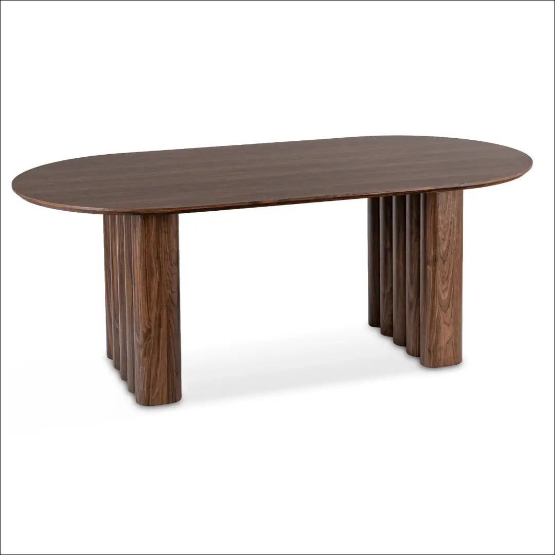 Stalas iš MDF riešuto spalvos 200 cm TE1127 - €387 Save 15% __label:Pristatymas 5-14 d.d., elite, over-200, Stoły,