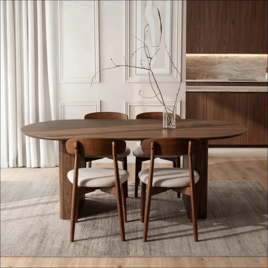Stalas iš MDF riešuto spalvos 200 cm TE1127 - €387 Save 15% __label:Pristatymas 5-14 d.d., elite, over-200, Stoły,