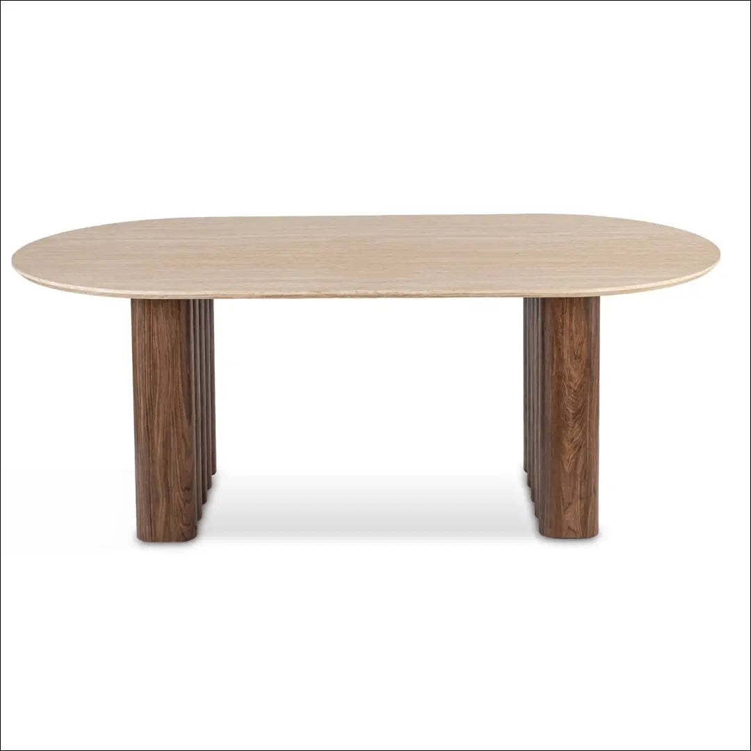 Stalas iš MDF riešuto spalvos 200 cm TE1128 - €387 Save 15% __label:Pristatymas 5-14 d.d., elite, over-200, Stoły,