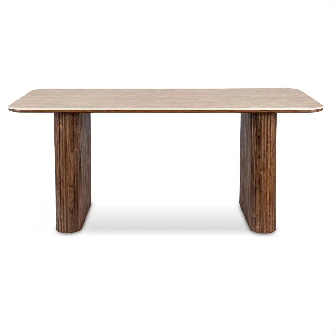 Stalas su keraminiu stalviršiu riešuto spalvos 180 cm TE1129 - €412 Save 15% __label:Pristatymas 5-14 d.d., elite,