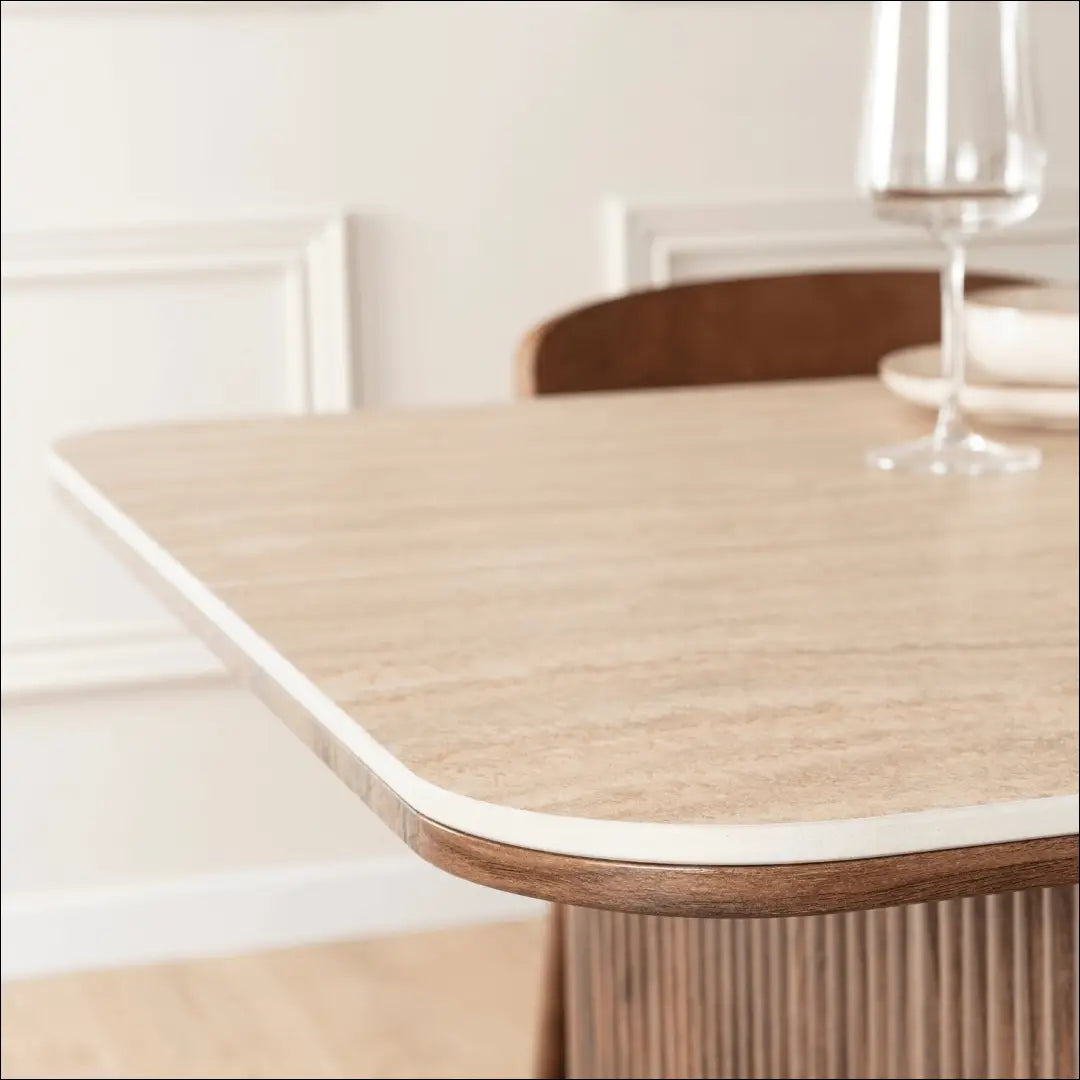 Stalas su keraminiu stalviršiu riešuto spalvos 180 cm TE1129 - €412 Save 15% __label:Pristatymas 5-14 d.d., elite,