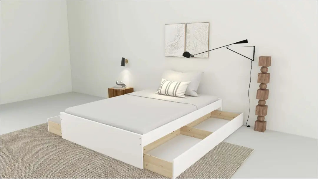 Stalčius po lova KI1595 - €55 Save 50% 50-100, __label:Pristatymas 1-2 d.d., color-balta, kita, lovos-miegamojo €50