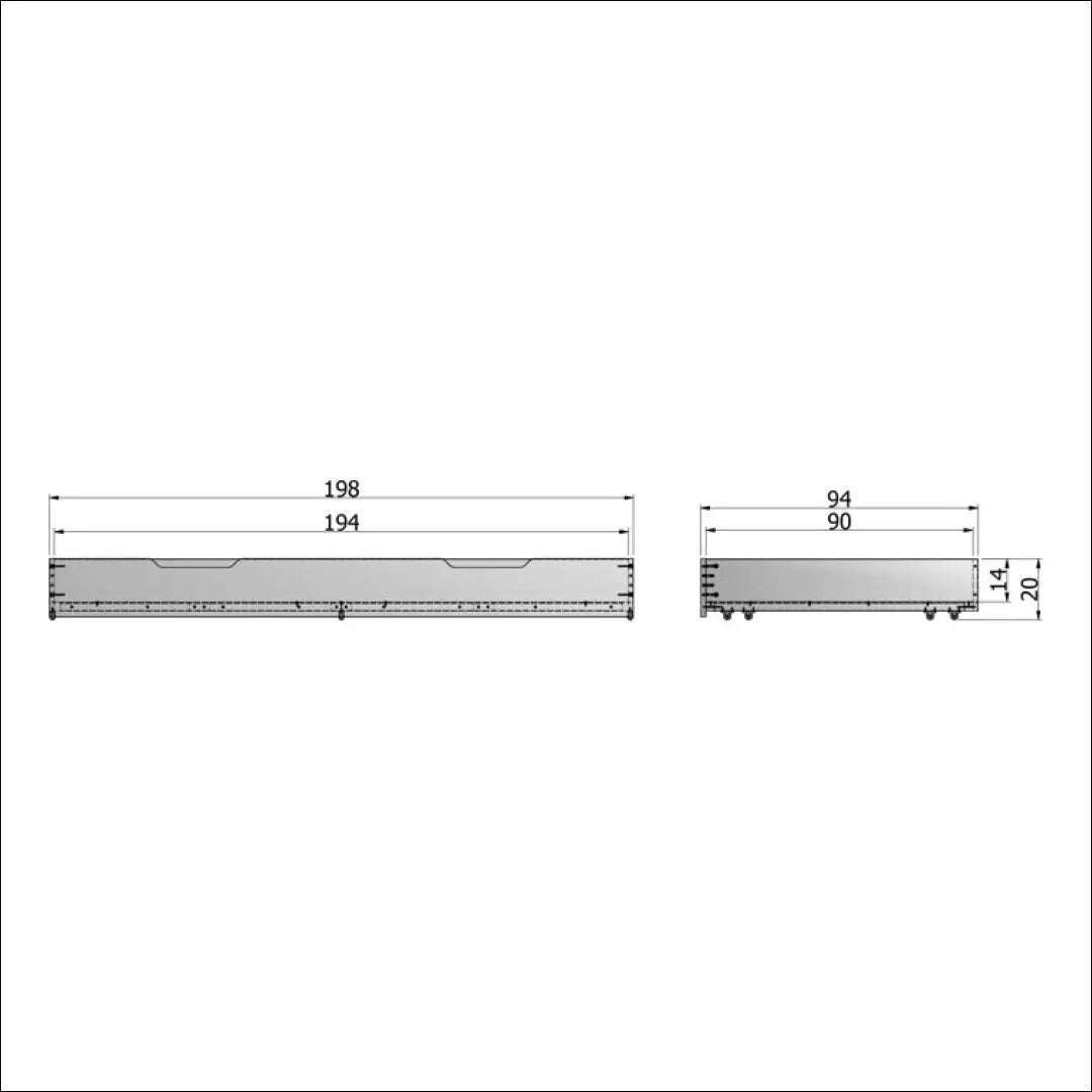 Stalčius po lova KI522 - €70 Save 70% 50-100, __label:Pristatymas 1-2 d.d., color-balta, kita, lovos-miegamojo €50