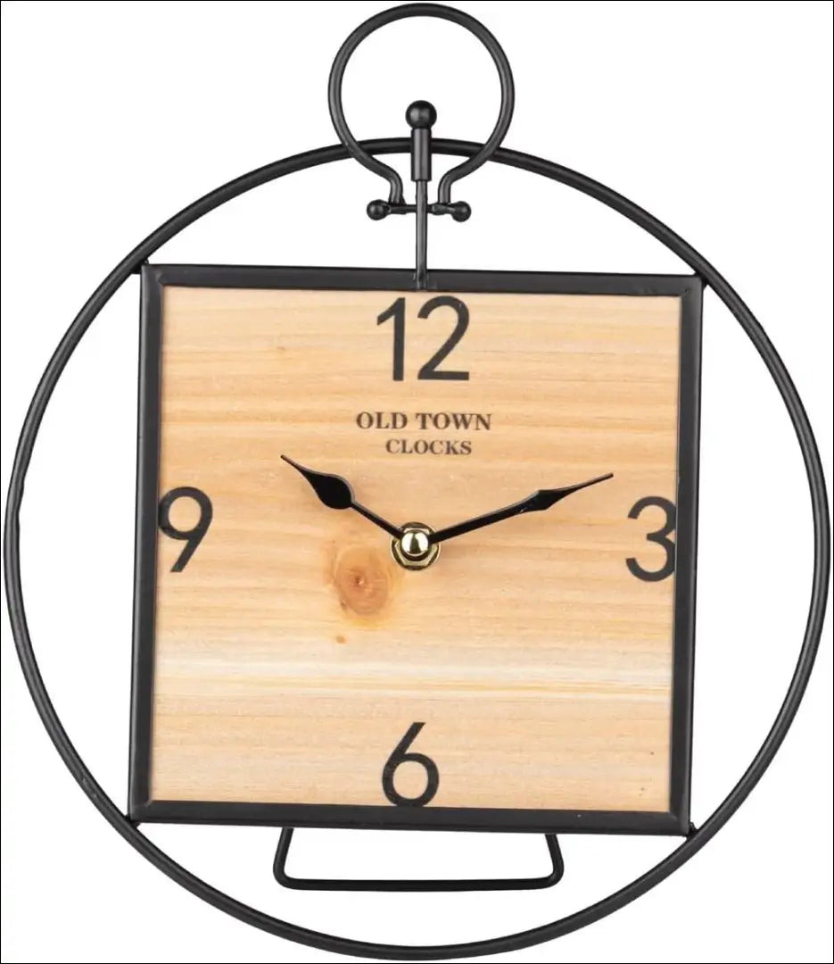 Stalinis laikrodis DI10750 - €19 Save 50% __label:Pristatymas 1-2 d.d., color-juoda, color-ruda, interjeras,