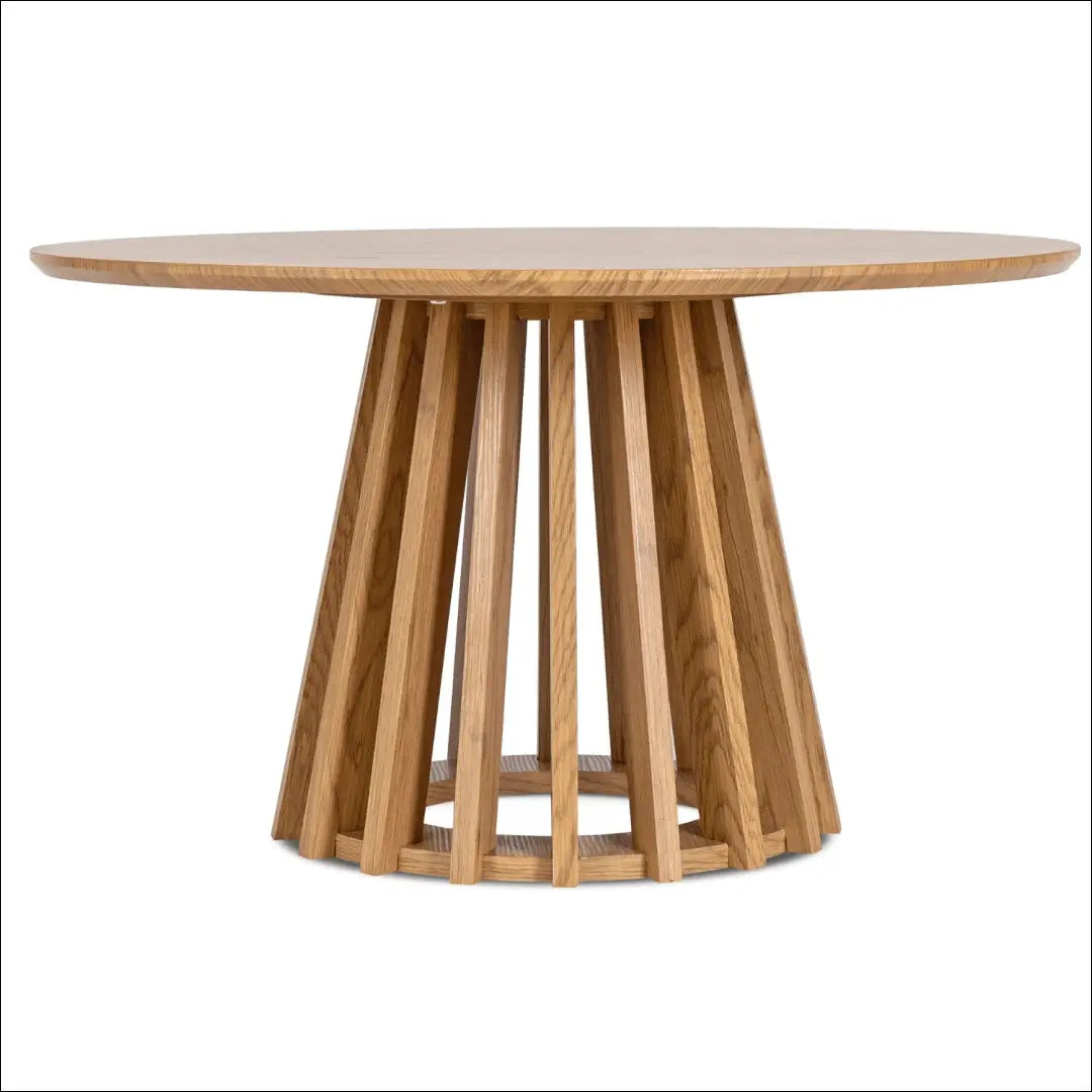 Staliukas apvalus iš MDF ąžuolo spalvos TE318 - €120 Save 15% 100-200, __label:Pristatymas 5-14 d.d., elite, uzsakomi,