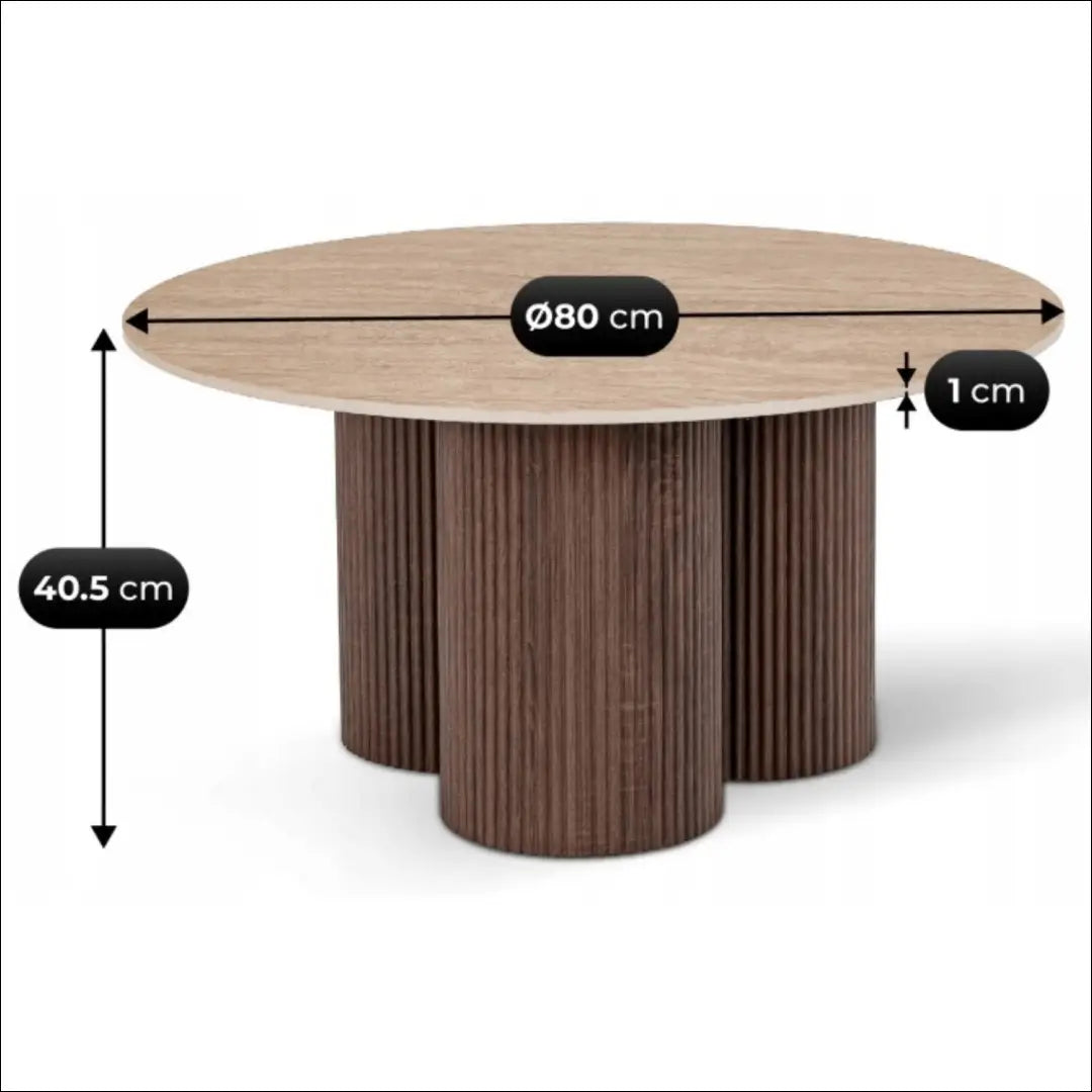 Kavos staliukas SI2207 - €210 Save 10% __label:Pristatymas 1-2 d.d., color-ruda, kavos-staliukai, material-keramika,