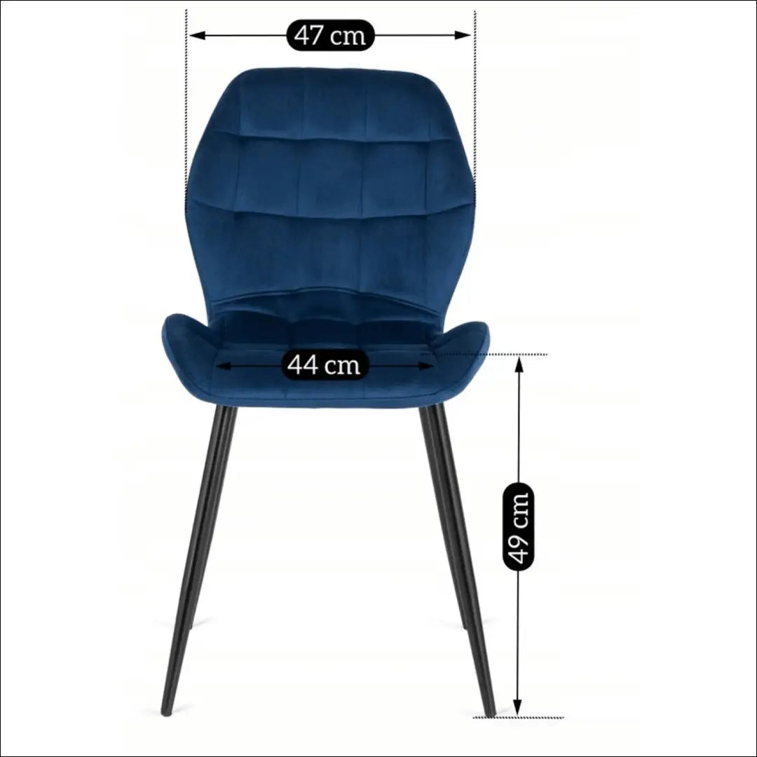 Stalo 120–160 cm juodo/balto blizgio ir 4 tamsiai mėlynų kėdžių komplektas TE2438 - €526 Save 15% __label:Pristatymas