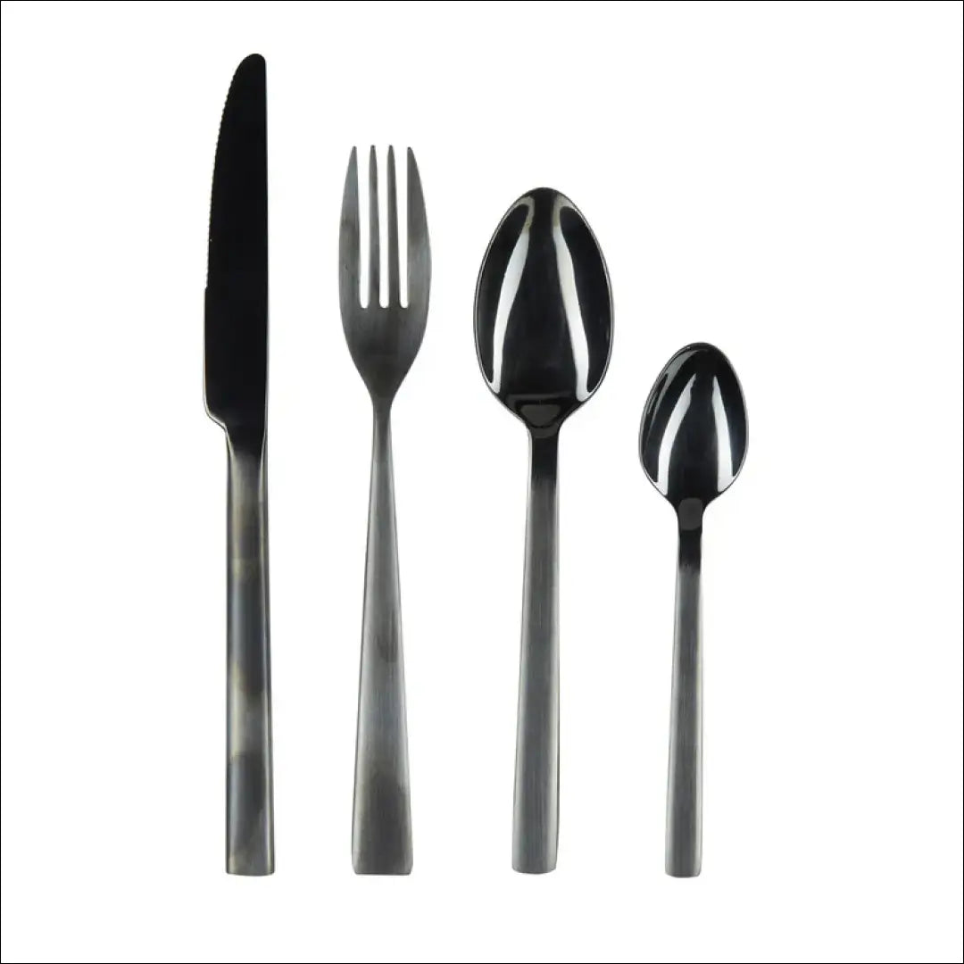 Stalo įrankių komplektas (4 asmenims) DI7109 - €35 Save 65% 25-50, __label:Pristatymas 1-2 d.d., color-juoda, indai,
