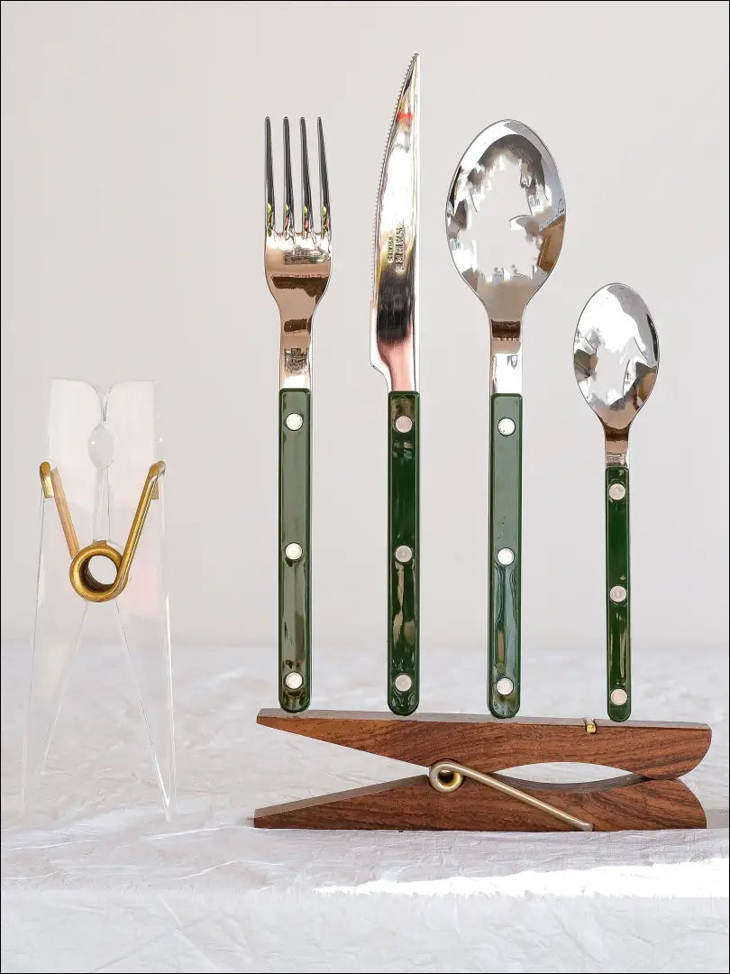 Stalo įrankių komplektas (6 asmenims) DI10712 - €117 Save 50% 100-200, __label:Pristatymas 1-2 d.d., color-zalia,