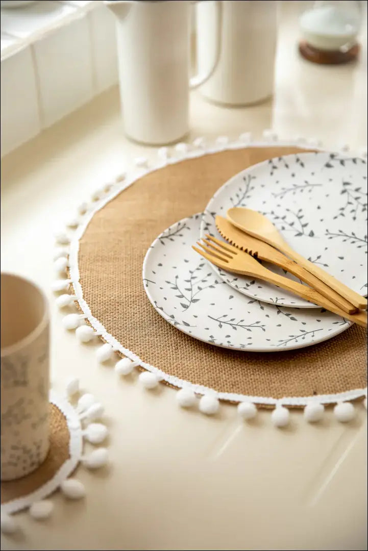 Stalo padėkliukas DI9055 - €3 Save 50% __label:Pristatymas 1-2 d.d., color-balta, color-smelio, material-dziutas,