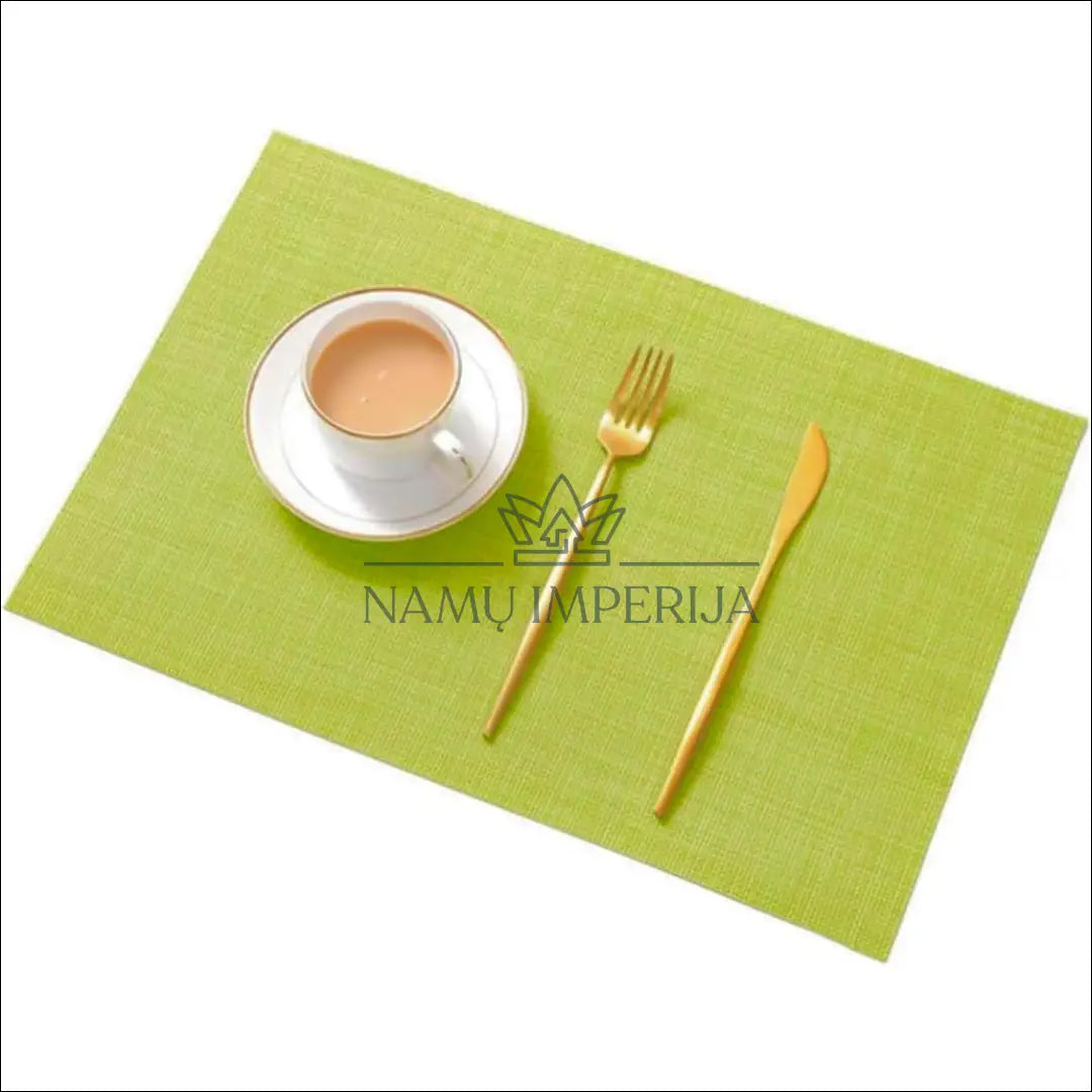 Stalo padėkliukų komplektas (2vnt) DI9082 - €4 Save 50% __label:Pristatymas 1-2 d.d., color-zalia, material-pvc,