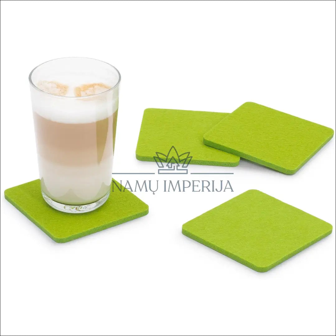 Stalo padėkliukų komplektas (4vnt) DI8833 - €3 Save 60% __label:Pristatymas 1-2 d.d., color-zalia, staltieses,