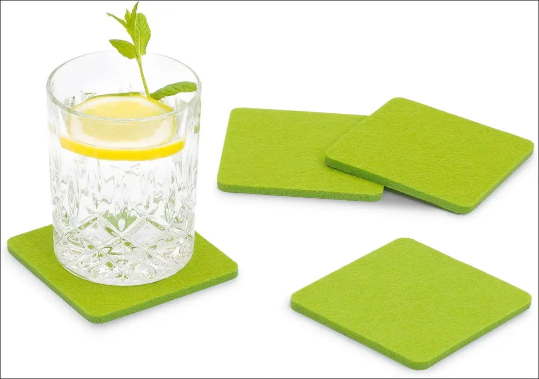 Stalo padėkliukų komplektas (4vnt) DI8833 - €4 Save 50% __label:Pristatymas 1-2 d.d., color-zalia, staltieses,