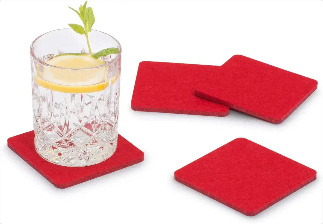 Stalo padėkliukų komplektas (4vnt) DI8834 - €4 Save 50% __label:Pristatymas 1-2 d.d., color-raudona, staltieses,